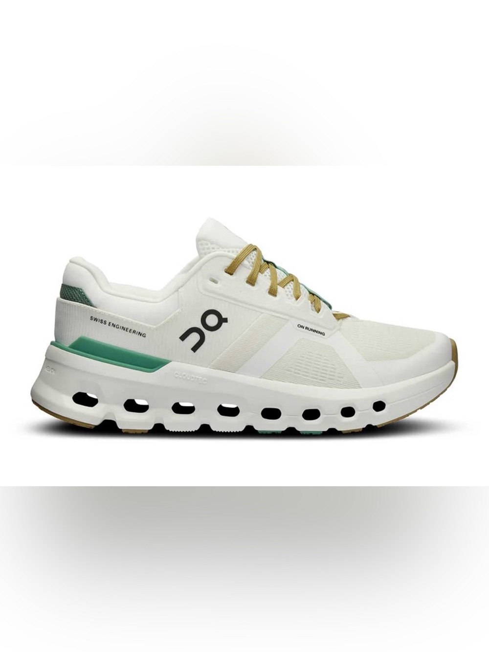 On‎ Running Cloudrunner 2 White Green Women's Sneakers Size 9